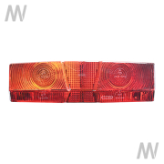 Left rear light cap with license plate illumination for Comfort 2000, XL cabin - More 1