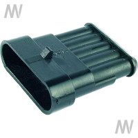 Plug housing, Superseal, 5-pole, IP 67 PU50