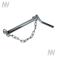 Top link pin cat. 1 with chain and cotter pin, L= 191 mm