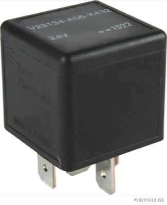 Working current relay, changeover contact, 24V/30A, 5-pole, w/ diode