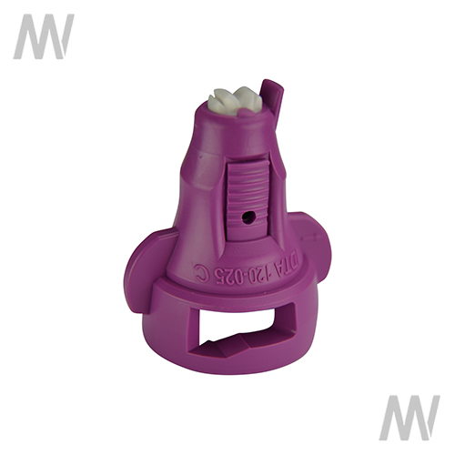 IDTA Asymmetric Air Injector Double Flat Spray Nozzle Purple - Detail 1