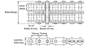 Chain link, cranked, DIN 8187, 20 B-2 - More 2