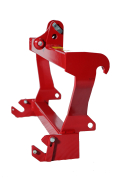 Adapter frame Euro standard mounting (front loader) to three-point mounting Cat. 2 - More 3